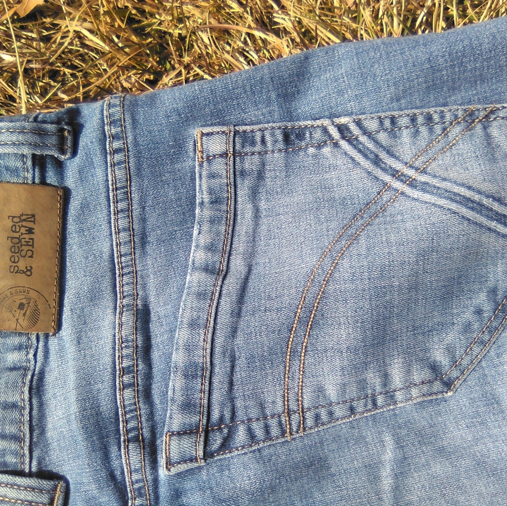Sewed and Seeded Jeans